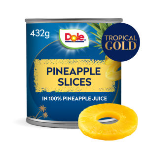 Dole Gold Pineapple Slices In Juice 432G