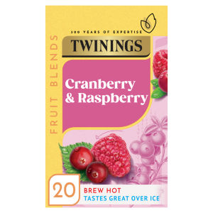 Twinings Cranberry & Raspberry Tea Bags 20 Pack 40g