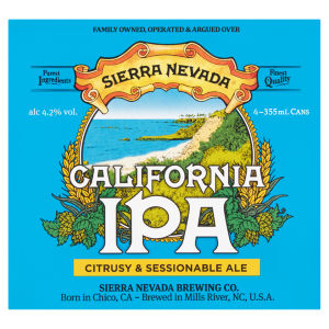 California IPA Citrusy & Sessionable Ale 4 x 355ml