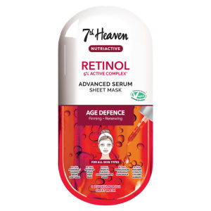 Nutriactive Retinol 5% Active Complex* Advanced Serum Age Defence Sheet Mask