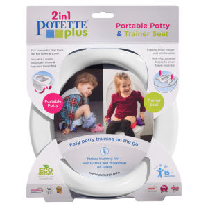2 in 1 Portable Potty & Trainer Seat 15+ Months