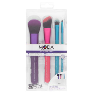 Pro Makeup Brushes 5 Piece Complete Kit