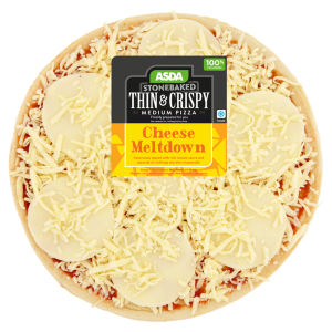 Cheese Meltdown Medium Thin Stonebaked Pizza