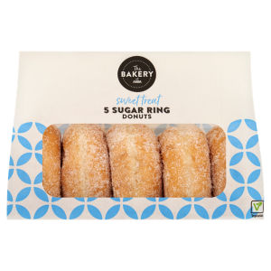 5 Sugar Ring Donuts