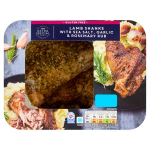 Extra Special Lamb Shanks with Sea Salt, Garlic & Rosemary Rub