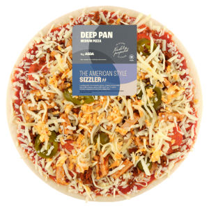 The American Style Sizzler Medium Deep Pan Pizza 433g