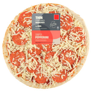 Simply Pepperoni Medium Thin Stonebaked Pizza 317g