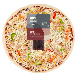 BBQ Pork Medium Thin Stonebaked Pizza 425g