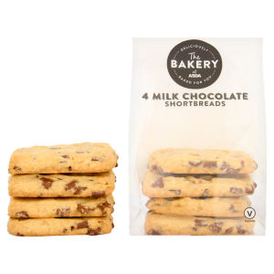 4 Milk Chocolate Shortbreads