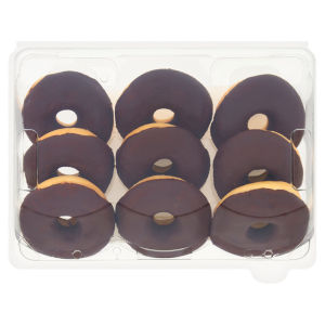 Mini Ring Donuts Choc 9 Pk