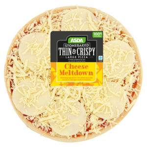 Cheese Meltdown Large Thin Stonebaked Pizza