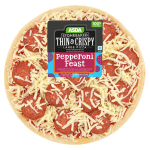 Pepperoni Feast Large Thin Stonebaked Pizza