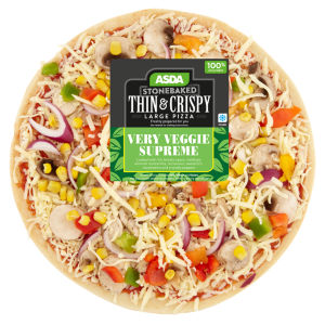 14" Thin & & Crispy Very Veggie Supreme