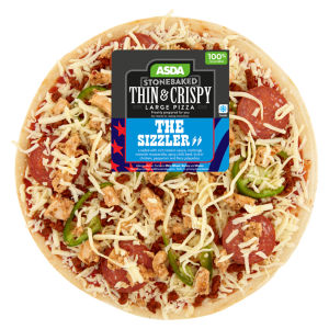 The Sizzler Large Thin Stonebaked Pizza