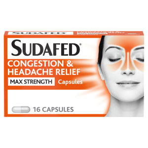 Congestion & Headache Relief Max Strength Capsules Pack of 16