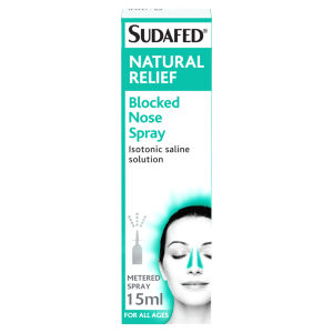 Sudafed Natural Relief Blocked Nose Metered Spray 15ml