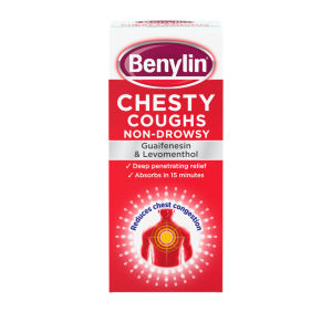 Benylin Chesty Coughs Oral Solution - Guaifenesin & Levomenthol 300ml