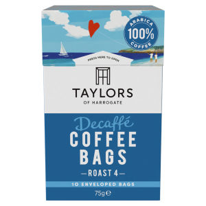 Taylors Decaffe Coffee Bags 10 Pack 75G