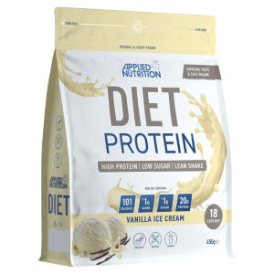 Applied Nutrition Diet Protein Powder Vanilla Ice Cream 450G