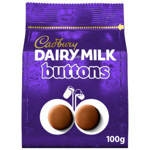 Cadbury Dairy Milk Buttons Chocolate Pouch 100g