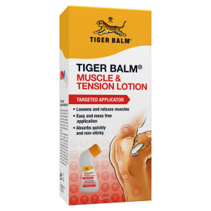 Muscle & Tension Lotion (80ml), with No Mess Applicator, for Muscle Tension, Loosens & Relaxes Muscles to Aid Pain Relief
