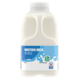 British Milk Whole 1 Pint/568ml
