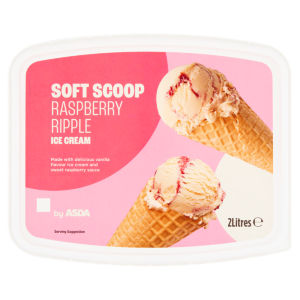 Soft Scoop Raspberry Ripple Ice Cream 2 Litres