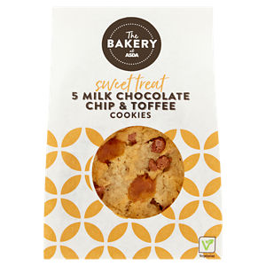 The Bakery 5 Milk Chocolate Chip & Toffee Cookies