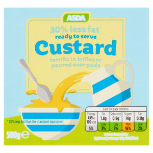 30% Less Fat Custard 500g
