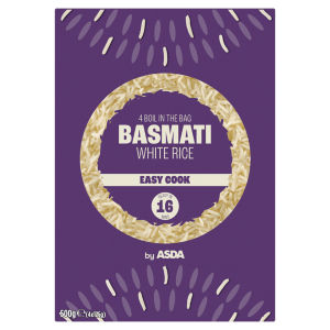 Boil in the Bag Basmati White Rice 4 x 125g (500g)