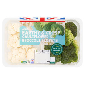 Earthy & Crisp Cauliflower & Broccoli Florets 400g