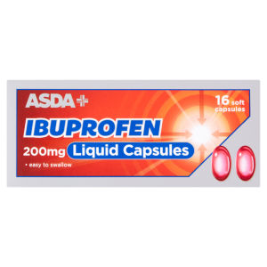 Ibuprofen 200mg Liquid Capsules 16 Soft Capsules