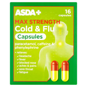 Max Strength Cold & Flu Capsules 16 Capsules