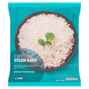 White Rice Steam Bags 4 x 200g (800g)