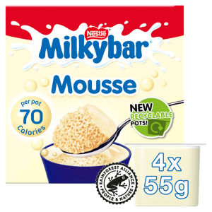 Nestle Milkybar Mousse 4 X55g