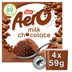 Aero Chocolate Mousse 4 X59g