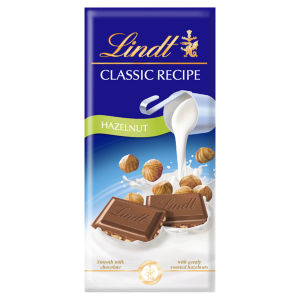 Classic Recipe Milk Hazelnut Chocolate Bar 100g