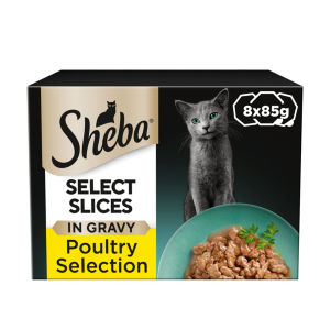 Sheba Select Slices Cat Food Pouches Succulent Selection in Gravy 