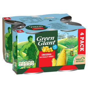 Green Giant Salt Free Sweetcorn (4x198g)