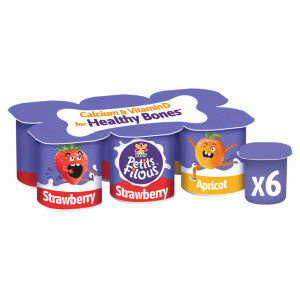 Strawberry and Apricot Fromage Frais 6 x 47g (282g)