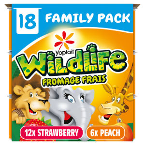 Wildlife Kids Strawberry & Peach Yoghurt Pots