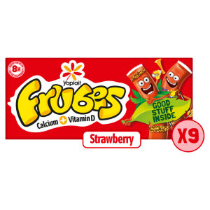 Kids Banana & Strawberry Yoghurt Tubes 9 x 37g
