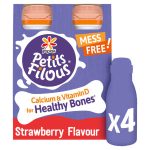 Petits Filous Strawberry Drinking Yogurt 4 x 100g