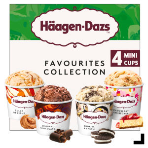 Haagen-Dazs Fruit Mini Cups Ice Cream Collections4x95ml