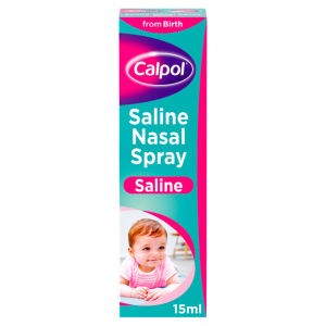 Calpol Saline Nasal Spray Congestion Relief From Birth 15ml