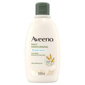 Aveeno Daily Moisturising Yogurt Body Wash Vanilla & Oat Scented 300ml