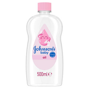 Johnson's Baby Oil 500 ml Moisturising Baby Oil to Protect Delicate Skin