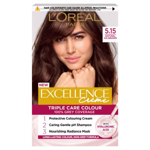Excellence Créme Permanent Hair Dye, 5.15 Natural Ice Brown