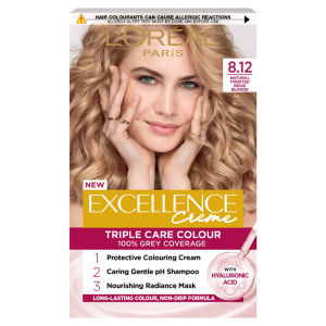 Excellence Créme 8.12 Frosted Beige Blonde: 100% Grey, quality, for cool luminous tones.