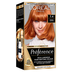 L'Oreal Paris Preference 74 Dublin Mango Copper Permanent Hair Dye